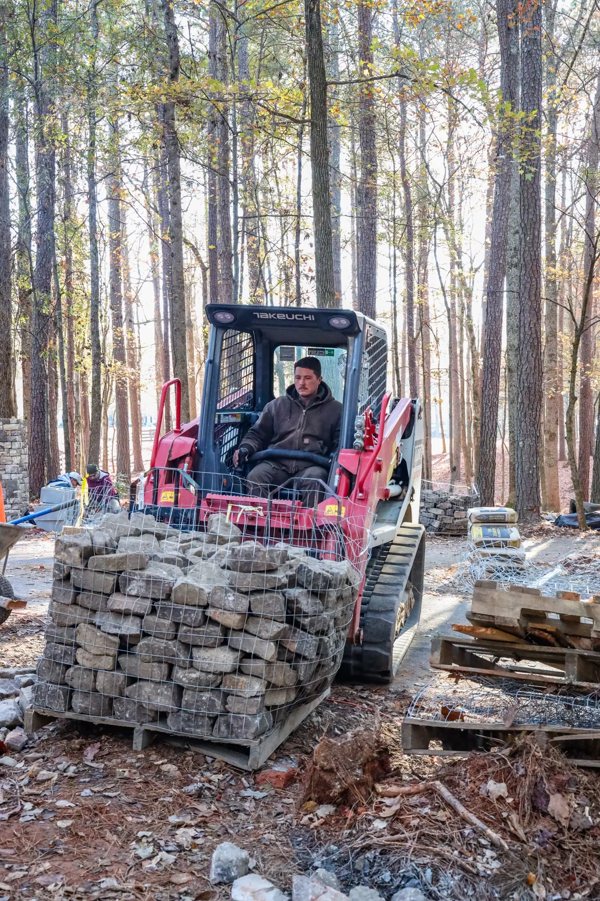 GreenTree Landscapes crew operating equipment on a Marietta job site, local, owner-operated.
